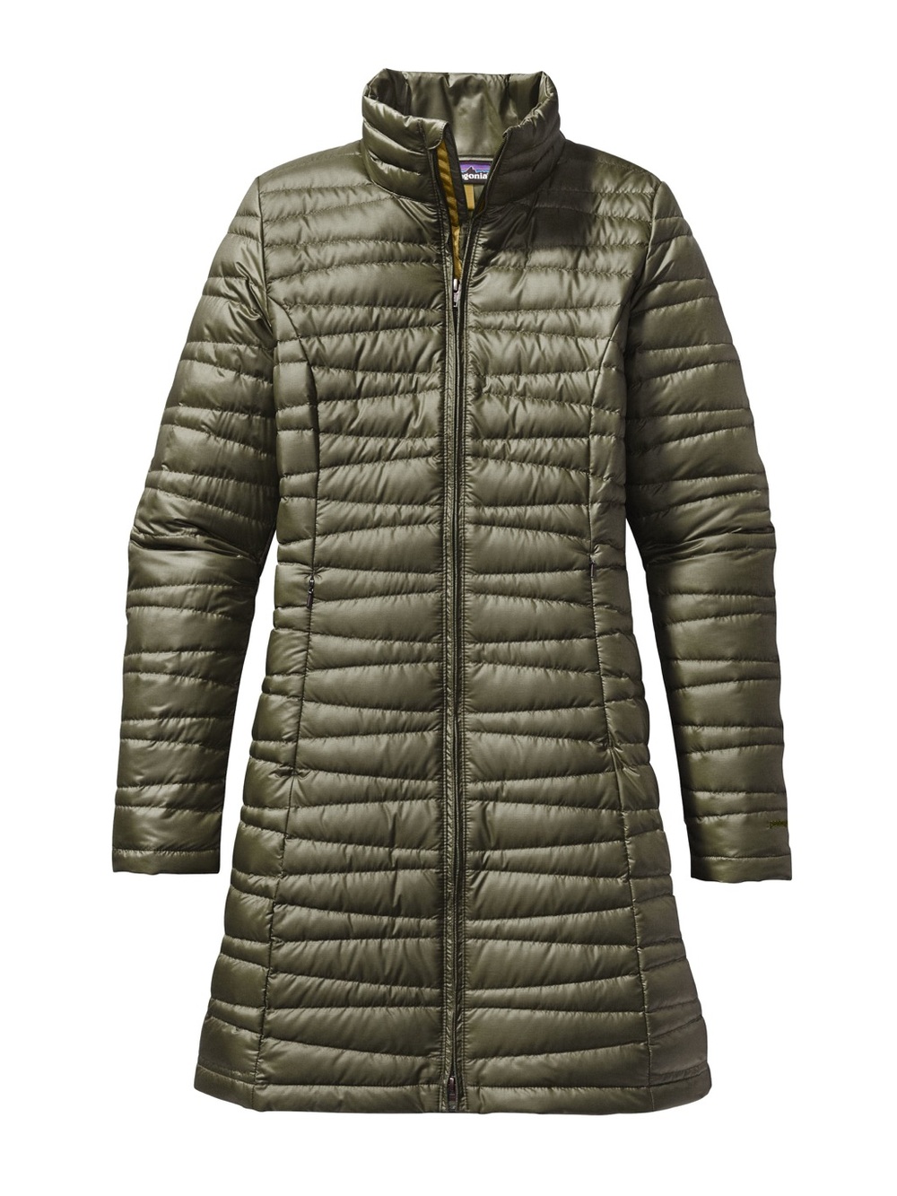 Patagonia Women’s Long Fiona down Insulated Coat - industrial Green size small